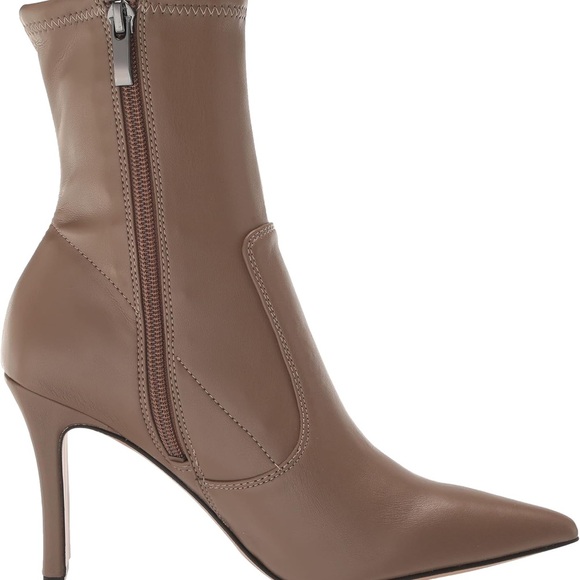 🆕Franco Sarto NEW SIZE 8 Women's L-Avana Mid Calf Boot Taupe Vegan - Picture 6 of 6